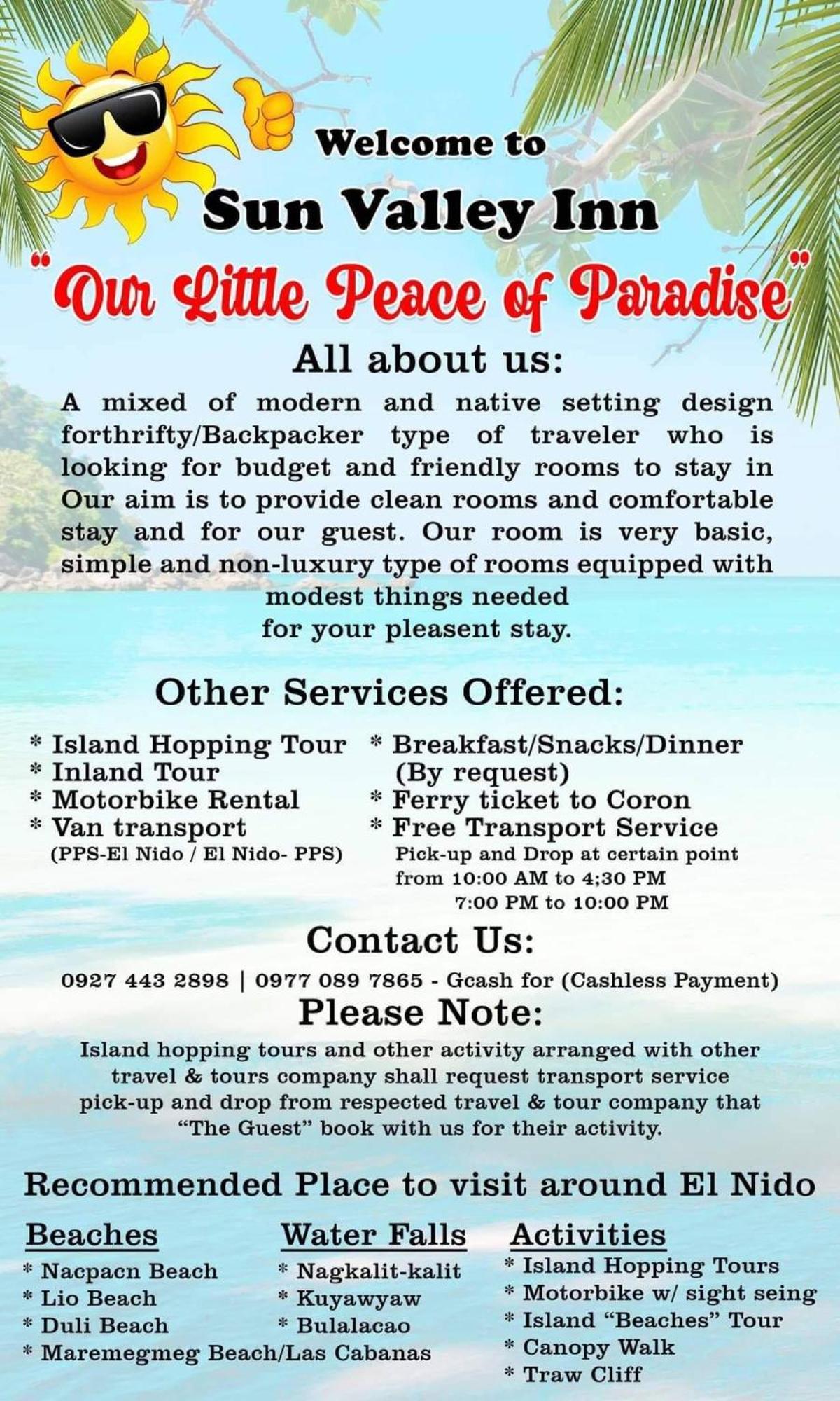 El Nido Hostel Sun Valley Ngoại thất bức ảnh
